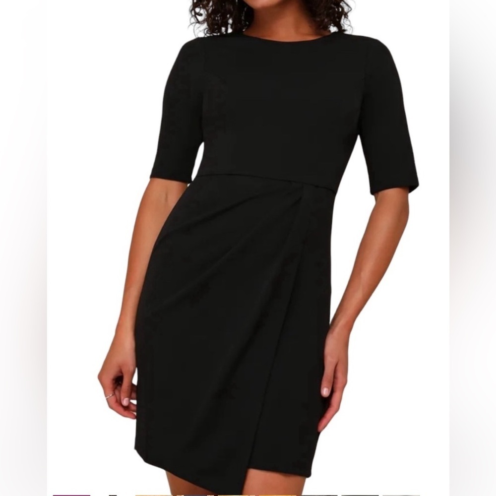 Lulu's Westwood Black Half Sheath Dress